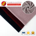 Pile de boucle en velours gris en spandex tricoté de haute qualité tissu doux en velours